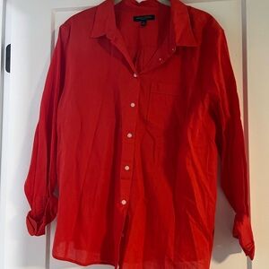 Banana Republic Red Blouse